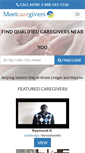 Mobile Screenshot of meetcaregivers.com